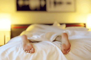 sleeping adult